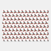 kerstkattenliefhebbers WRAPPERPAPIERSCHAPEN Inpakpapier Vel (Voorkant 2)