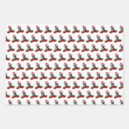 kerstkattenliefhebbers WRAPPERPAPIERSCHAPEN Inpakpapier Vel (Voorkant 2)