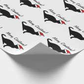 kerstkattenpakpapier cadeaupapier (Hoek)