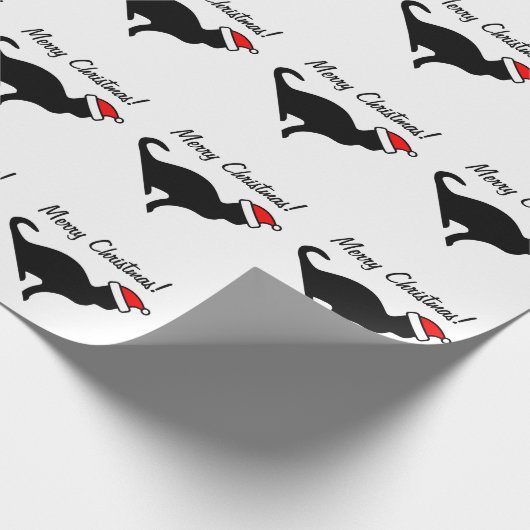 kerstkattenpakpapier cadeaupapier (Hoek)