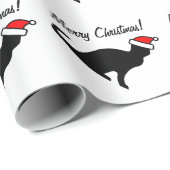 kerstkattenpakpapier cadeaupapier (Rol Hoek)