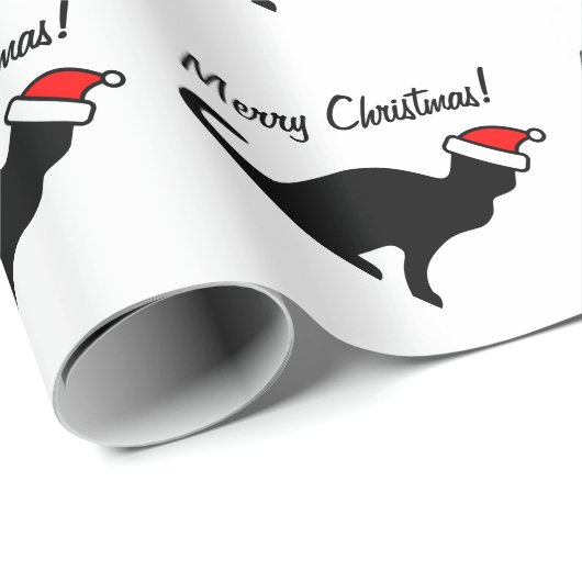 kerstkattenpakpapier cadeaupapier (Rol Hoek)