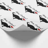 kerstkattenpakpapier cadeaupapier (Hoek)