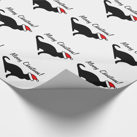 kerstkattenpakpapier cadeaupapier (Hoek)