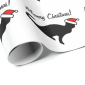 kerstkattenpakpapier cadeaupapier (Rol Hoek)