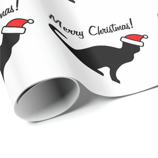 kerstkattenpakpapier cadeaupapier (Rol Hoek)