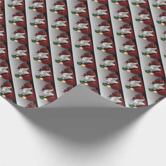 Kerstkattenpapier Cadeaupapier (Hoek)