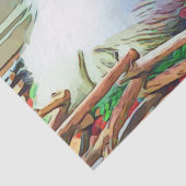 kerstkattenpapier tissuepapier (Detail)