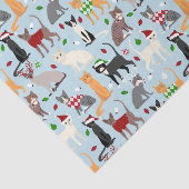 kerstkattenpapier tissuepapier (Detail)