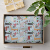 kerstkattenpapier tissuepapier (Geschenk)