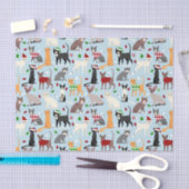 kerstkattenpapier tissuepapier (Craft)