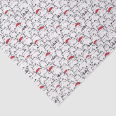 Kerstkattenpatroon   tissuepapier (Detail)