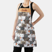 Kerstkattenschilfers illustratie van de voornaam C Schort (Insitu)