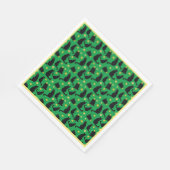 Kerstkattenstaren en -bomen servet (Hoek)