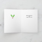 Kerstkattentraktaties Feestdagen Kaart (Binnen)