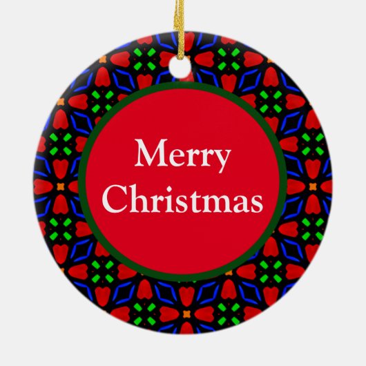  kerstkeramisch Ornament (Achterkant)