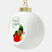 Kerstkeramisch Ornament, Elf Keramische Bal Ornament (Rechts)