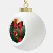Kerstkeramisch Ornament, Elf Keramische Bal Ornament (Rechts)