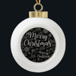 Kerstkeramisch Ornament, pretkerst Keramische Bal Ornament<br><div class="desc">Keramische kerstbal versiering decorate je mooie kerstboom met een soort aangepast versieringsmiddel. Iets voor iedereen, Maria lurdis afonso, https://www.zazzle.com/succeedinbeautybarb</div>