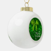 Kerstkeramisch Ornament, pretkerst Keramische Bal Ornament (Links)