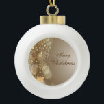 Kerstkeramisch Ornament, pretkerst Keramische Bal Ornament<br><div class="desc">Keramische kerstbal versiering decorate je mooie kerstboom met een soort aangepast versieringsmiddel. Iets voor iedereen,  Maria lurdis afonso,  https://www.zazzle.com/succeedinbeautybarb</div>
