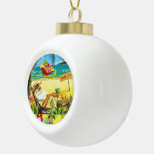 Kerstkeramisch Ornament, zomerkerstkerstkerstkerst Keramische Bal Ornament (Rechts)