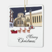 Kerstkeramische kerstversiering in Londen Keramisch Ornament (Links)