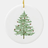 Kerstkeramische kerstversiering keramisch ornament (Achterkant)