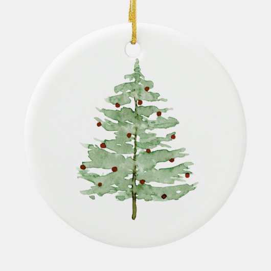 Kerstkeramische kerstversiering keramisch ornament (Achterkant)