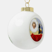 Kerstkeramische pleisters, Jezus Christus Keramische Bal Ornament (Links)