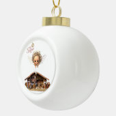 Kerstkeramische pleisters, Jezus Christus Keramische Bal Ornament (Rechts)