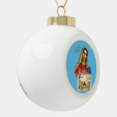 Kerstkeramische pleisters, Jezus Christus Keramische Bal Ornament (Links)