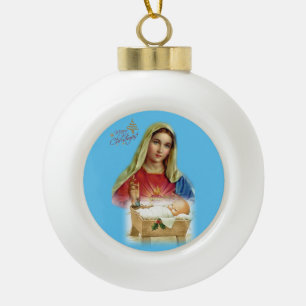 Kerstkeramische pleisters, Jezus Christus Keramische Bal Ornament
