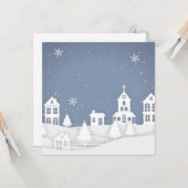 Kerstkerk Landschap Kaart (Voorkant / Achterkant in situ)