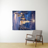 Kerstkerk Tapestry Wandkleed (In Situ (horizontaal))