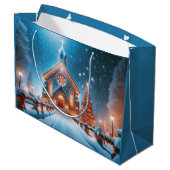 kerstkerkcadeau groot cadeauzakje (Achterkant Gekanteld)