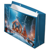 kerstkerkcadeau groot cadeauzakje (Voorkant Gekanteld)