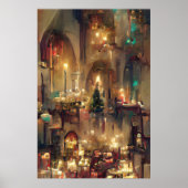 Kerstkerken, Poster met kerstcadeaus (Voorkant)