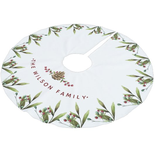 Kerstkerkerkerfeestdag waterverf kerstboom rok (Gekanteld)