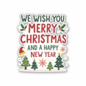 Kerstkerkerkerkerkerkerkerkerkerkerkerkerkerkerker Sticker (Voorkant)