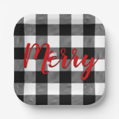 Kerstkerkerkersen met Buffalo Papieren Bordje (Voorkant)