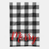 Kerstkerkerkersen met Buffalo Theedoek (Verticaal)