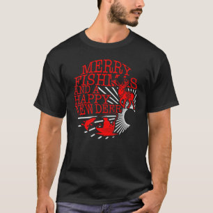 Kerstkerkermis: Happy New Deer Fisherman H T-shirt