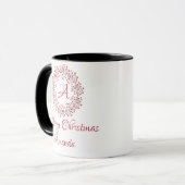 kerstkerkers mok (Voorkant links)