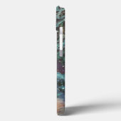 Kerstkerkkerk met Glas in lood raam Case-Mate iPhone Case (Achterkant / Links)