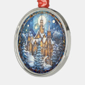 kerstkerkversiering metalen ornament (Links)