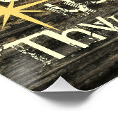 Kerstkernen Ster van het Poster van de Wonder (Hoek)