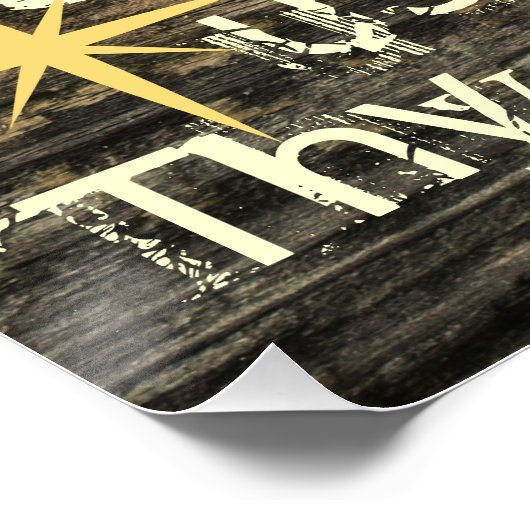 Kerstkernen Ster van het Poster van de Wonder (Hoek)