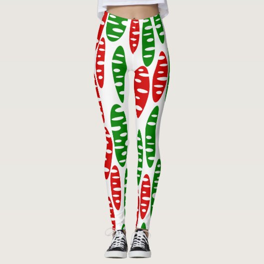 Kerstkernoopevalen Leggings (Voorkant)