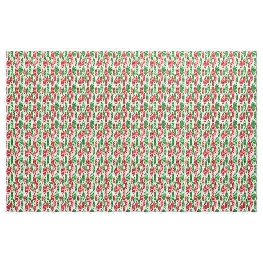Kerstkernoopevalen Stof (Fat Quarter)
